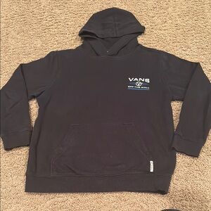 Boys Vans Black Hoodie Sweater